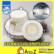 PHILIPS LED Spotlight 7W 4W 5.5W Lampu Led Light Ceiling Siling Spotlight Led Eyeball Downlight Ligh