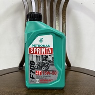 PETRONAS ENGINE OIL F700 15W50 4T WITH OIL FILTER LC135 Y15 & STP OIL TREATMENT FOR ALL MOTORCYCLE U