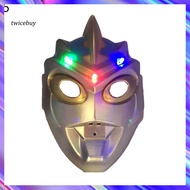 [TY] Halloween Xmas Party Ultraman LED Light Full Face Cover Mask Kids Cosplay Prop