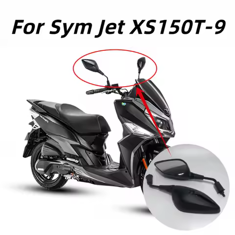 Motorcycle Left And Right Rearview Mirrors For Sym Jet 14 125 / 50 / 200 Cruise 150 180 XS150T-9 XS1