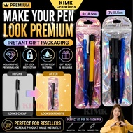 KIMK Marker Pen Zip Lock Plastic Bag Gift Bag Plastik Goodies Bag Hadiah Beg Goodies Ziplock Bag