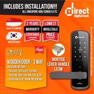🔥🇸🇬🇰🇷 Klever L53W (3 Way) Digital Lock with Installation from Direct Digital Lock Singapore