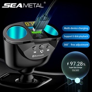 SEAMETAL Car Charger 66W Quick Charge QC3.0 PD Phone Charger Socket Car Cigarette Lighter 12V/24V Un
