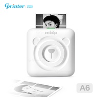 Gprinter เครื่องปริ้นพกพา Peripage A6 พิมพ์สติ๊กเกอร์ เครื่องปริ้นสติ๊กเกอร์ A6 Mini Printer