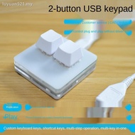 【In stock】 ➳spot✤☢O2L mini keyboard 2-key custom keypad copy and paste one-key password osu Sayobot♤