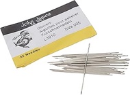 John James Glovers Needles, Size #5, 40mm in Length and 0.76mm in Diameter, Pack of 25, Triangular P