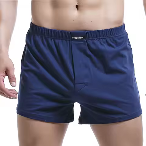 Casual Men's Boxers Cotton Mens Underwear Trunks Woven Arrow Pants Male Loose Boxershorts Homme Pouc