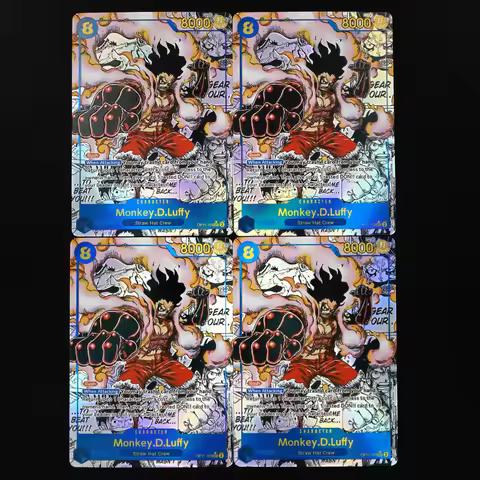 One Piece TCG OPCG English Luffy Manga Card OP11-118 Luffy 8 Cost Blue Luffy Gear 4 Luffy Manga Text