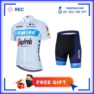 【New Arrival】TREK cycling jersey wear summer breathable short-sleeved Back pocket bike set