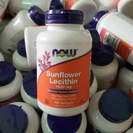 Viên uống chống tắc tia sữa Lecithin 1200mg Now Sunflower Lecithin 100v 200v.