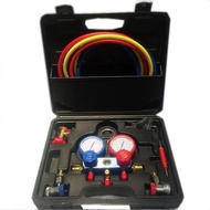 Household Refrigeration Air Conditioning Manifold Gauge Maintenence Tools Car Set With Carrying Case