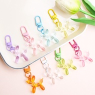 GANTUNGAN BAGCHARM SMALL TRANSPARENT POODLE KEYCHAIN