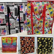 (READY STOCK) Beg Guni Berzip Laundry Bag Recycle Bag(Random❗)