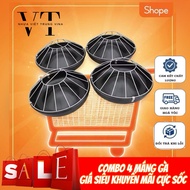 COMBO of 4 ANTI-SPILLING TIPS for chickens, ducks, geese, geese...