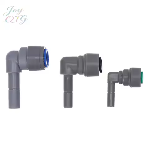 New 6.35MM 8MM 9.5MM Male To Female Elbow Plastic Quick Connect Pipe Hose Connector Push-in Fittings