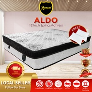 Free Shipping / Romano Aldo (12 Inch) Medical 7 Zone Spring Mattress / 床 / Tilam ( Single / Super Si