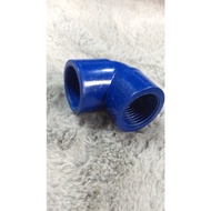 PVC blue elbow with thread 90degree