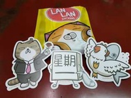全新正版白爛貓Lanlancat87超商限定商品防水貼紙