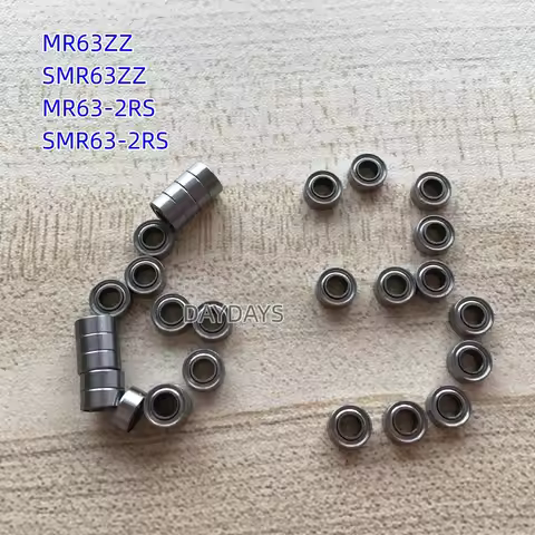 50pcs/lot MR63ZZ MR63-2RS Bearing MR63Z MR63 L-630ZZ 673ZZ ball bearing 3x6x2.5 mm miniature bearing