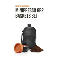 Wacaco Minipresso GR2 Baskets Set, Two Additional Baskets with Carrying Case, Accessory for Minipres