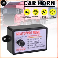 PW Pro Music Rapid Horn Relay 12-24V (8/12 Tones) For Car Truck Marine Boat Car Horn Controller Elec