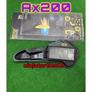 JRP ORIGINAL AX200 QJMOTOR AX QJ AX200S  STAINLESS STEEL air filter WASHABLE racing boleh cuci