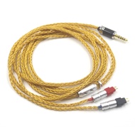 16 Core 99% Gold Plated Earphone Cable For Sennheiser HD580 HD600 HD650 HDxxx HD660S HD58x HD6xx Hea