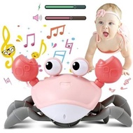 Control Future Crawling Crab Baby Toy - Infant Tummy Time Toys 3 4 5 6 7 8 9 10 11 12 Babies Boy 3-6