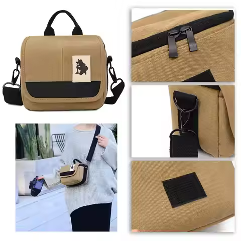 DSLR Camera Bag for Canon EOS R10 R50 R100 R7 RP 250D 200D M200 M50 M6 SX70 SX60 Nikon ZFC Z50 Z30 Z