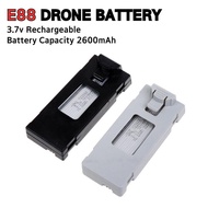 Drone Battery 3.7V 2600mAh Rechargeable Lithium Battery for E88/E88 Pro/E99/P12/P7 Drone Replacement