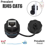 PREVALENT Cat6A RJ45 Connector, IP68 Waterproof Circular RJ45 Connector, Ethernet Bridge Joint Shiel