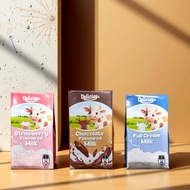 🥛 Delicies Strawberry / Chocolate / Full Cream Milk – Ready-to-Drink UHT Milk | Kids Favorite Drink