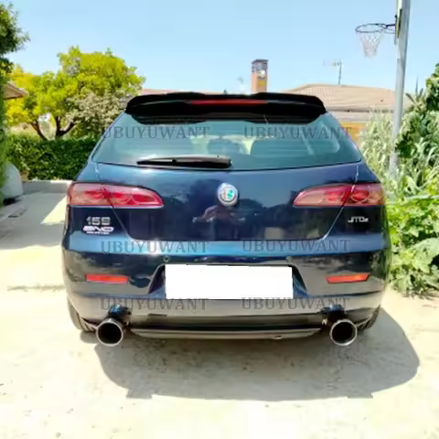 Mini Spoiler For Alfa Romeo 159 Sportwagon 2005-2011 Glossy Black Universal Spoiler REAR ROOF WING F