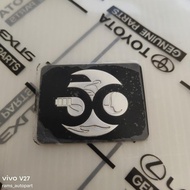 Original toyota 50th 50th 50th anniversary brand emblem