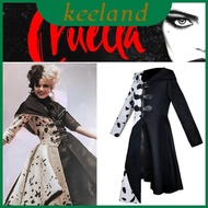 101 Dalmatians Black And White Witch Cruella De Vil Cosplay Dress