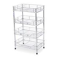 kệ inox ống 30x50 - 40x60 - 4 tầng ( inox ống )( tặng miếng rửa chén hoặc cước sắt chà xoong )