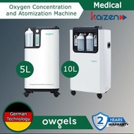 🇲🇾KAIZEN STORE MALAYSIA🇲🇾 OWGELS 5L10L Medical Grade Oxygen Concentrator Portable Oxygen Concetrator