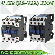 AC Contactor Magnetic CJX2-0910 1210 1810 3210 3-Pole NC Coil Voltage 220v