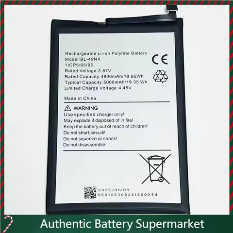 high-quality products New For Infinix Smart 7 HD, X6516, 3.85V 5000mAh BL-49NX Battery