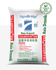 Baja organik champion EM organic agrobridge plant fertilizer