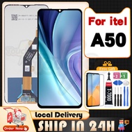 For Itel A50 A50C LCD Display A507LXU Screen + Tempered Glass + Glue + Tools