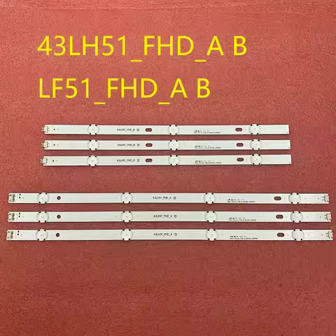 LED Backlight Strip for 43" TV 43LJ594V 43LF510V 43LF5100 43LH5100 43LH5700 43LH570A 43LH520V 43LH59