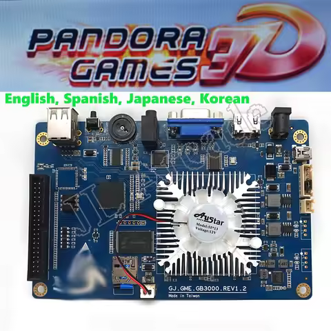 2025 home Version Pandora's Box 300pcs 3D Games 64GB 8000-in-1 Video Game Console with HDMI/VGA Outp