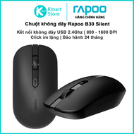 Chuột không dây Rapoo B30 Silent | Kết nối đầu USB 2.4Ghz | Click im lặng | 1600DPI