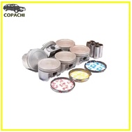 6pcs Engine Piston&Rings Set For 2004-2006 Hyundai Tiburon Kia Optima 2.7L G6BA Engine Car Accessori