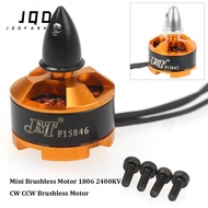 JQD Mini Brushless Motor, 1806 2400KV Gold/Silver Brushless Motor,  CW CCW FPV Drone Quadcopter Part