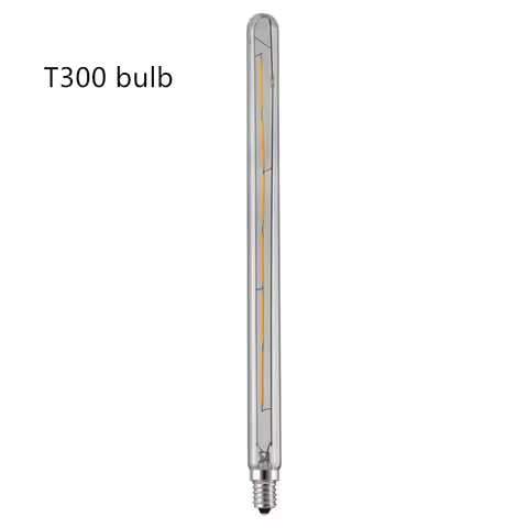 T300 E14/E27 Long Tube LED Bulb Warm White 300mm 6W