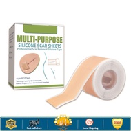 Silicone Scar Sheets Reusable Silicone Scar Removal Patch Remove Trauma Burn Scar Sheet Skin Repair