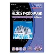 Hi-jet Glossy Photo Printing Paper Inkjet Platinum 230 Grams 4x6 Inches