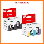 Canon PG-47 Black Ink Cartridge (15ml, 400 pages) Canon PG-57 (8.7ml) Canon Pixma E400 E410 E460 E47